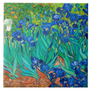 Irises, Vincent van Gogh Ceramic Tile