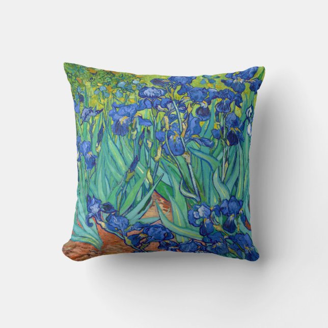 Irises, Vincent van Gogh Cushion (Front)
