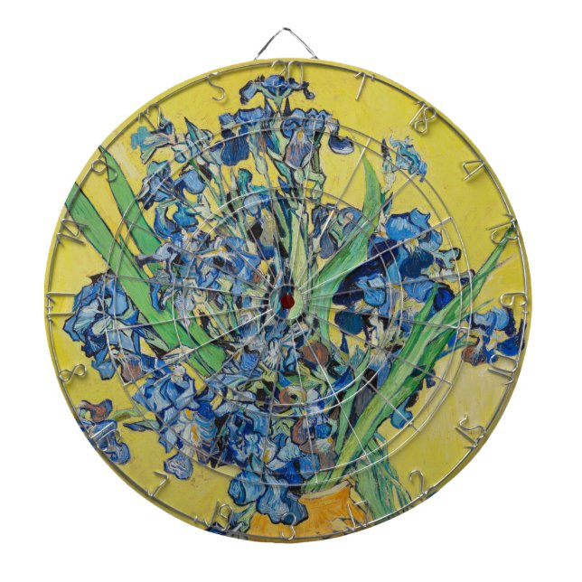 Irises  Vincent van Gogh       Dartboard (Front)