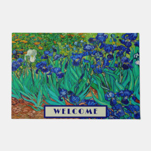 Irises Vincent Van Gogh Doormat
