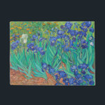 Irises Vincent van Gogh Doormat<br><div class="desc">Irises Vincent van Gogh</div>