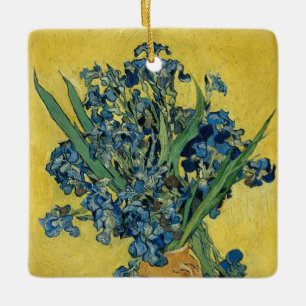 Irises - Vincent van Gogh Fine Art Ceramic Ornament