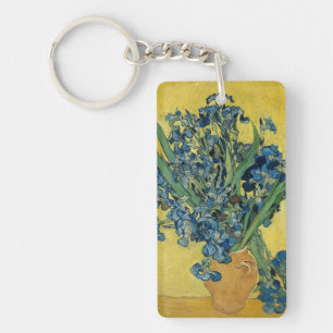 Irises - Vincent van Gogh Fine Art  Key Ring