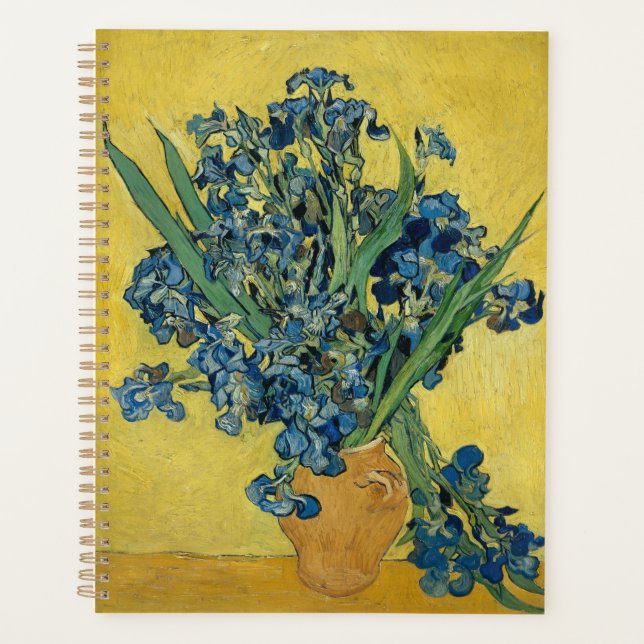  Irises - Vincent van Gogh Fine Art Planner (Front)