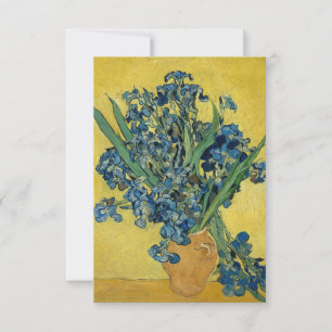 Irises - Vincent van Gogh Fine Art Thank You Card