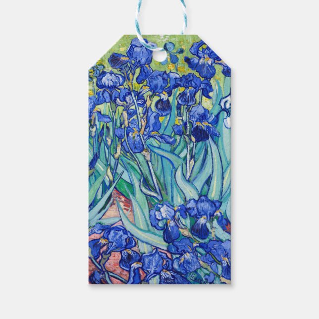 Irises Vincent van Gogh   Gift Tags (Front)