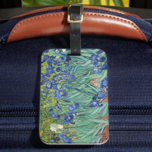 Irises   Vincent Van Gogh Luggage Tag