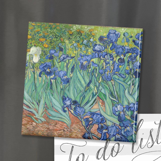 Irises | Vincent van Gogh Magnet (Creator Uploaded)