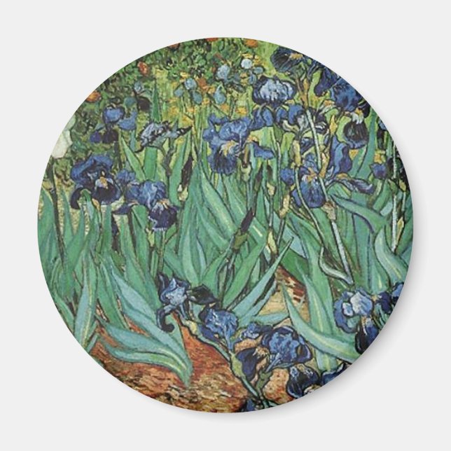Irises  Vincent van Gogh Magnet (Front)