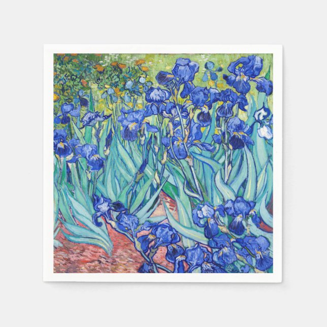 Irises Vincent van Gogh   Napkin (Front)