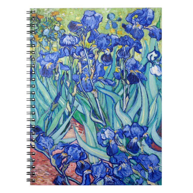 Irises Vincent van Gogh   Notebook (Front)