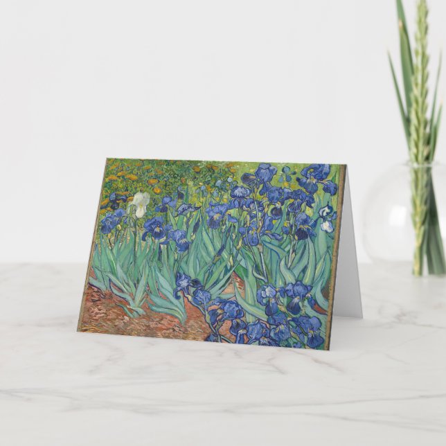 Irises, Vincent Van Gogh, Notecards (Front)