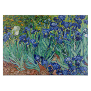 Irises Vincent van Gogh Painting Cutting Board