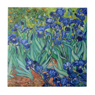 Irises Vincent van Gogh Painting Tile