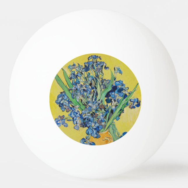 Irises  Vincent van Gogh  Ping Pong Ball (Front)