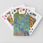 Irises | Vincent Van Gogh Playing Cards<br><div class="desc">Irises (1889) by Dutch post-impressionist artist Vincent Van Gogh. Original landscape painting is an oil on canvas showing a garden of blooming iris flowers. 

Use the design tools to add custom text or personalise the image.</div>