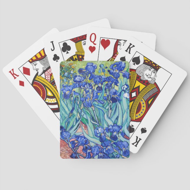 Irises Vincent van Gogh    Playing Cards (Back)
