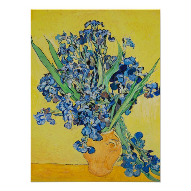 Irises  Vincent van Gogh      Poster (Front)