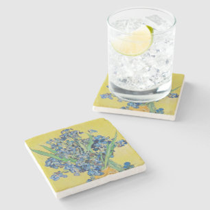 Irises  Vincent van Gogh Poster Stone Coaster