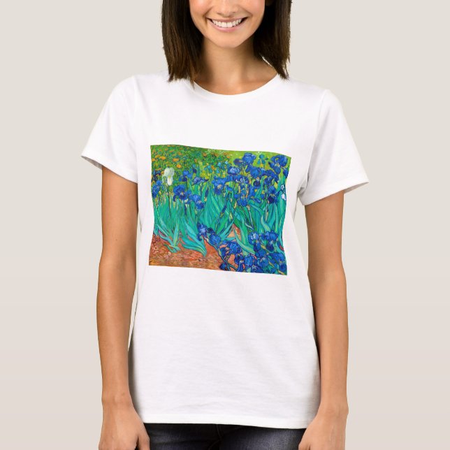 Irises, Vincent van Gogh T-Shirt (Front)