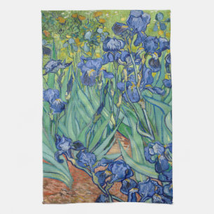 Irises Vincent van Gogh Tea Towel