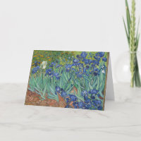 Irises, Vincent Van Gogh, Thank You Cards