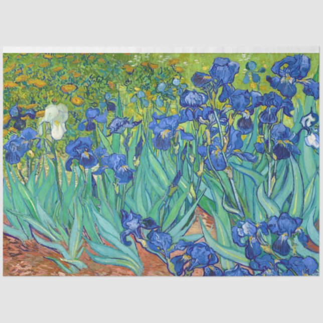 Irises, Vincent van Gogh Tissue Paper (Front)