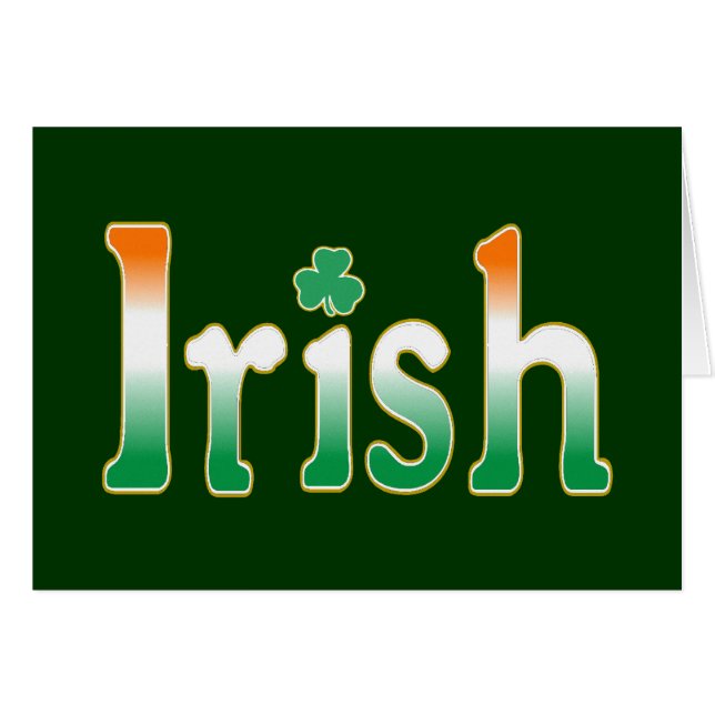 Irish (Front Horizontal)