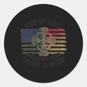Irish 23 classic round sticker