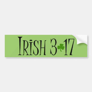 Irish 3:17 Bumper Sticker