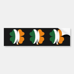 Irish 4Leaf Clover bumper sticker