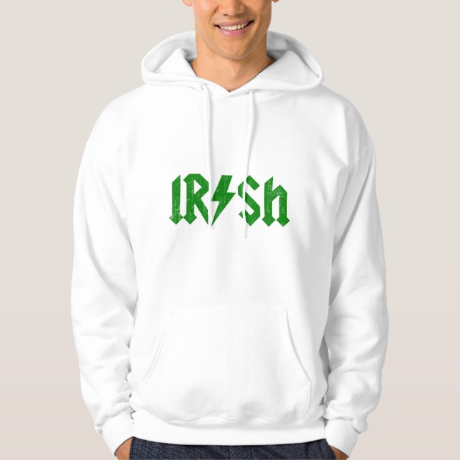 Irish AC/DC Green Hoodie (Front)