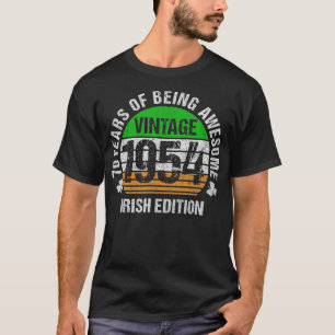 Irish American 70th Birthday Vintage 1954 Irish Ed T-Shirt