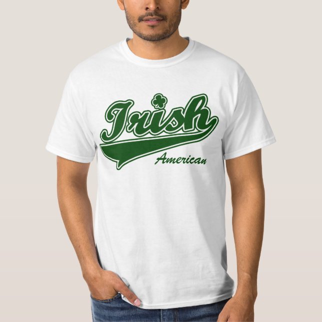 Irish American Custom Sporty Style T-Shirt (Front)