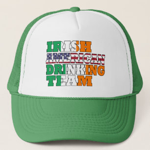Irish American drinking team Trucker Hat
