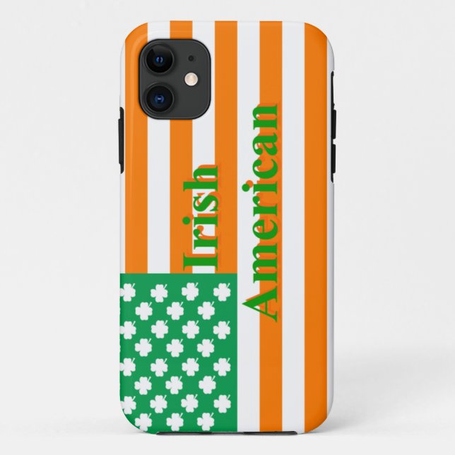 Irish american flag Case-Mate iPhone case (Back)