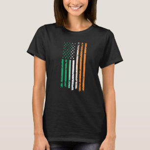 Irish American Flag Distressed T-Shirt