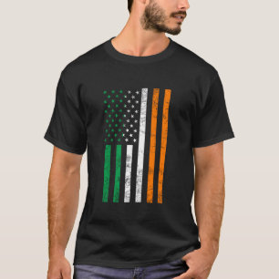 Irish American Flag Ireland America USA T-Shirt