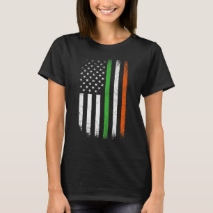 Irish American Flag Ireland Flag Lucky St Patrick T-Shirt