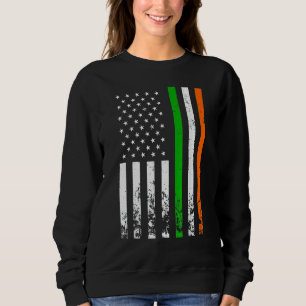 Irish American Flag Ireland Flag Men Women St Patr Sweatshirt