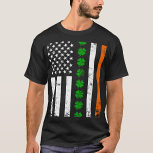 Irish American Flag Ireland Flag St Patrick s Day T-Shirt