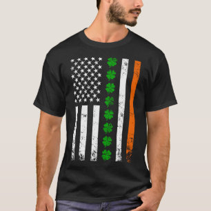 Irish American Flag Ireland Flag St Patrick s Day T-Shirt