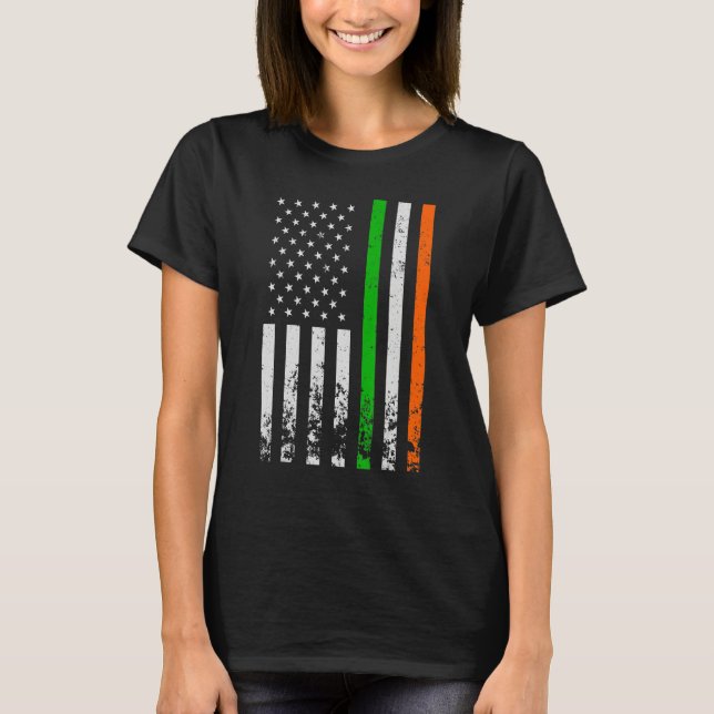Irish American Flag Ireland Flag ST PATRICKS DAY G T-Shirt (Front)