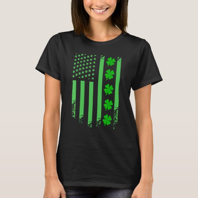 Irish American Flag Ireland Flag St Patricks Day L T-Shirt (Front)
