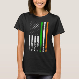 Irish American Flag Ireland Flag St Patricks Day   T-Shirt