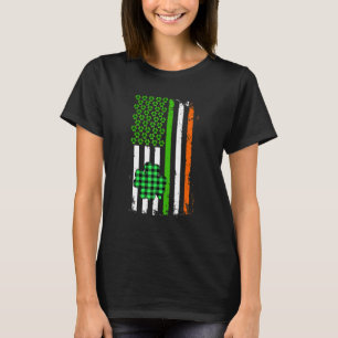 Irish American Flag Ireland Flag Vintage St Patric T-Shirt