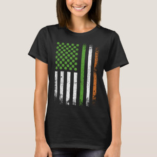 Irish American Flag Ireland Flag Women T-Shirt