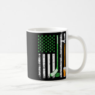 Irish American Flag Ireland St Patricks Day Beer I Coffee Mug