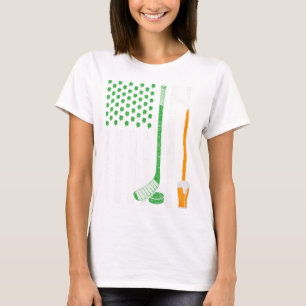 Irish American Flag Ireland St Patricks Day Beer I T-Shirt