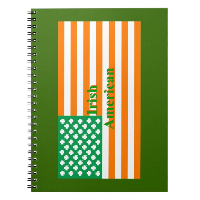 Irish american flag notebook (Front)